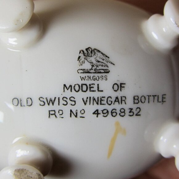 W.H. Goss crested heraldry china vintage Chesham (GC081 Grace) - Picture 7 of 7